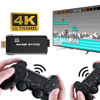 HKM-830675 Wireless HDMI Game Console with Dual Controllers and 32GB Storage for RPG Games, Open Source System, Compatible with TV