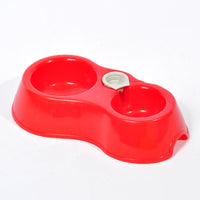 HKM-8307005 Shatter-Resistant Pet Bowl Set with Water Bottle Link for Dogs and Cats