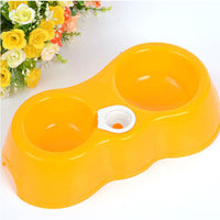 HKM-8307005 Shatter-Resistant Pet Bowl Set with Water Bottle Link for Dogs and Cats