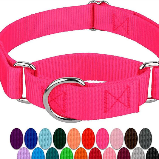HKM-830739 Adjustable Nylon Dog Harness and Pet Collar with Hand Holding Rope - Multiple Colors Available