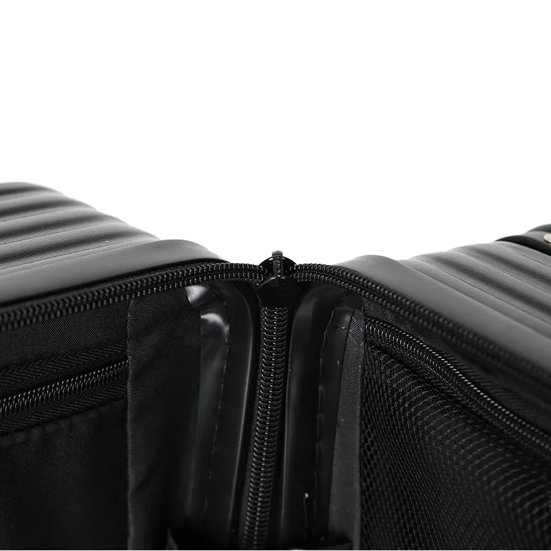 HKM-830739 High-Quality Soft Shell Travel Suitcase Set - Lightweight and Durable Carry-On Luggage