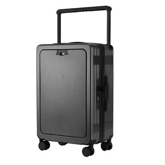 HKM-830739 High-Quality Soft Shell Travel Suitcase Set - Lightweight and Durable Carry-On Luggage