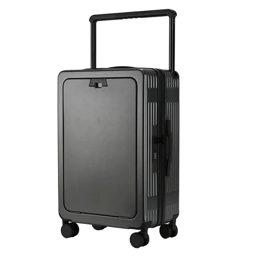HKM-830739 High-Quality Soft Shell Travel Suitcase Set - Lightweight and Durable Carry-On Luggage