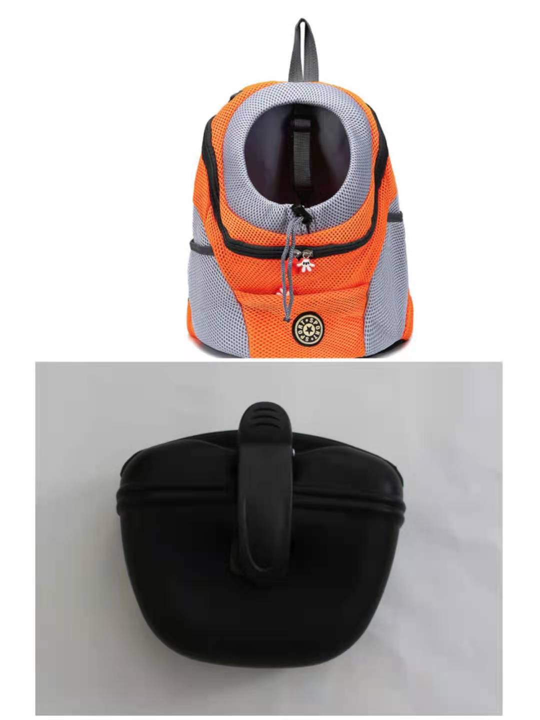 HKM-8309053 Portable Silicone Dog Snack Training Bag with Magnetic Closure and Clip - Available in Multiple Colors
