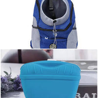 HKM-8309053 Portable Silicone Dog Snack Training Bag with Magnetic Closure and Clip - Available in Multiple Colors