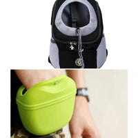 HKM-8309053 Portable Silicone Dog Snack Training Bag with Magnetic Closure and Clip - Available in Multiple Colors