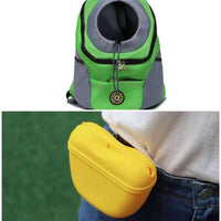HKM-8309053 Portable Silicone Dog Snack Training Bag with Magnetic Closure and Clip - Available in Multiple Colors