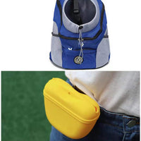 HKM-8309053 Portable Silicone Dog Snack Training Bag with Magnetic Closure and Clip - Available in Multiple Colors