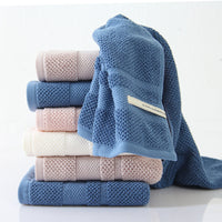 HKM-830931 Thick Cotton Embroidered Towel - 35x75 cm, Soft and Highly Absorbent, Available in Multiple Colors