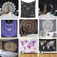 HKM-831059 Rectangular Polyester and Cotton Beach Towel and Blanket Tapestry