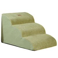 HKM-8310973 Pet Dog Anti-Slip Slope Ladder - Available in Brown and Green, Removable and Washable Cover