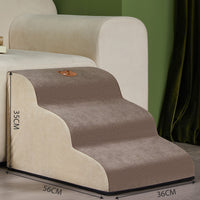 HKM-8310973 Pet Dog Anti-Slip Slope Ladder - Available in Brown and Green, Removable and Washable Cover
