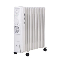 HKM-831123 Belly Portable Electric Oil-Filled Radiator Heater with Adjustable Thermostat for Home and Office Use