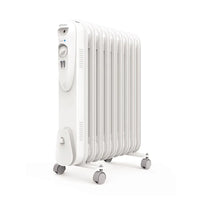 HKM-831123 Belly Portable Electric Oil-Filled Radiator Heater with Adjustable Thermostat for Home and Office Use