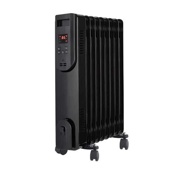HKM-831123 Belly Portable Electric Oil-Filled Radiator Heater with Adjustable Thermostat for Home and Office Use