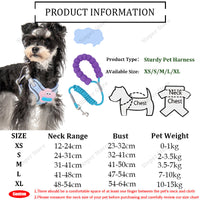 HKM-8312381 Adjustable No-Pull Dog Harness with Multifunction Leash - Escape Proof Vest for Medium Dogs