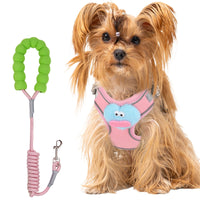 HKM-8312381 Adjustable No-Pull Dog Harness with Multifunction Leash - Escape Proof Vest for Medium Dogs