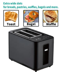 HKM-831251 Large Stainless Steel Oven Toaster with LED Display for Perfectly Toasted Sandwiches