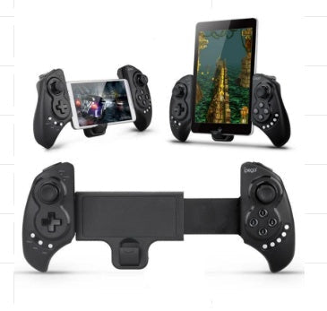 HKM-831379 Adjustable Wireless Bluetooth Controller for Mobile & Tablet Gaming, Supports Android/iOS/PC, Built-in Lithium Battery, Telescopic Stand, 6-8 Meter Range