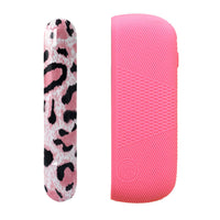 HKM-831379 Silicone Protective Charging Case with Leopard Print Side Cover for Durable Drop Resistance
