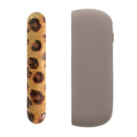 HKM-831379 Silicone Protective Charging Case with Leopard Print Side Cover for Durable Drop Resistance