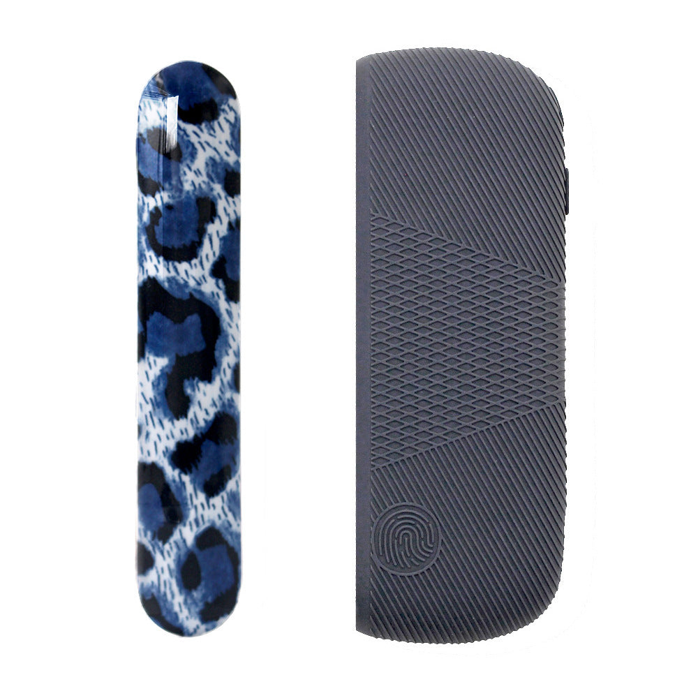 HKM-831379 Silicone Protective Charging Case with Leopard Print Side Cover for Durable Drop Resistance