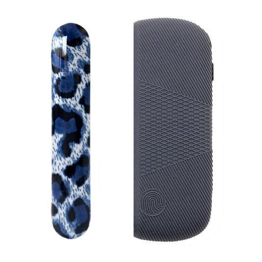HKM-831379 Silicone Protective Charging Case with Leopard Print Side Cover for Durable Drop Resistance