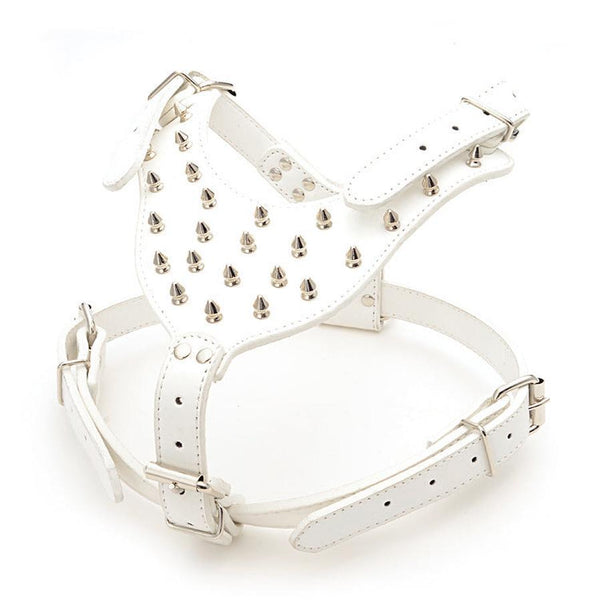HKM-831379 Three-Piece Dog Safety Harness Set with Collar, Chest Strap, and Leash