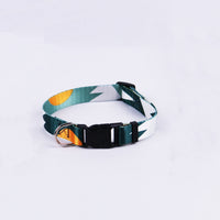 HKM-8315197 Three-Piece Set: Pink/White, Blue/Red, Green/White, Purple/Yellow Dog Leash, Collar, and Harness