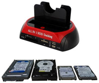HKM-831571 Multi-Function HDD Holder with Card Reader and Tool-Free Assembly for SATA & IDE Drives
