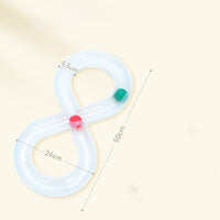 HKM-8315837 Interactive Cat Turntable Track with Teasing Ball for Boredom Relief - Perfect for Kittens and Cats