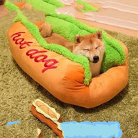 HKM-8316605 Comfortable Japanese Akita Dog Kennel - Removable Pet Nest Bed in Multiple Sizes