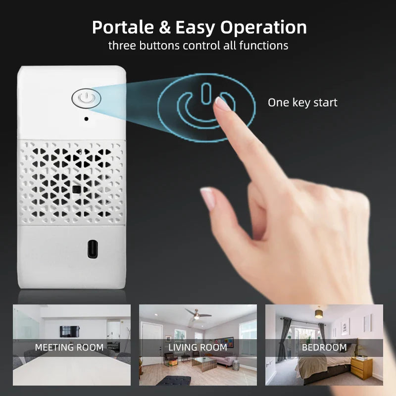 HKM-831699 Mini Portable CO2 Meter with NDIR Sensor for Accurate Air Quality Monitoring 400-5000 PPM