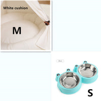 HKM-8317373 Wooden Pet Nest with Canvas Pad for Small Pets - Medium and Large Sizes Available