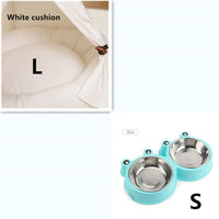 HKM-8317373 Wooden Pet Nest with Canvas Pad for Small Pets - Medium and Large Sizes Available