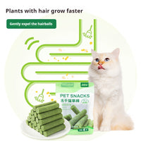 HKM-8318397 Freeze-Dried Cat Grass Stick for Dental Care and Nutrition - 6-Pack Snacks