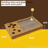 HKM-8318525 Corrugated Paper Cat Scratch Board with Crescent Shape Design