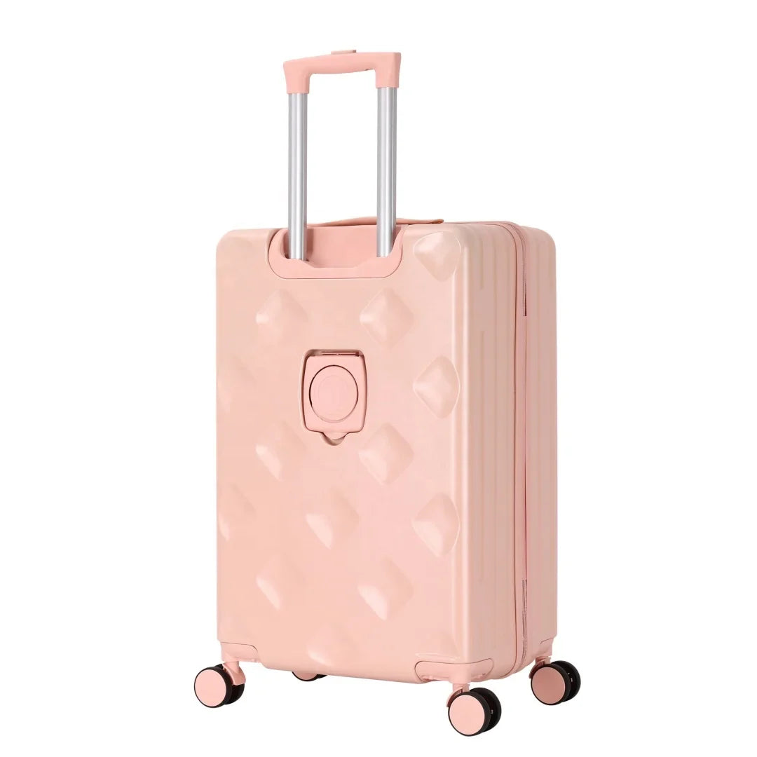 HKM-831891 Lightweight Scratch-Resistant PP Luggage with Spinner Wheels for Business Travel