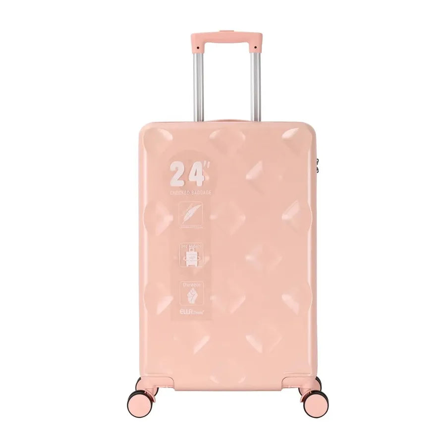 HKM-831891 Lightweight Scratch-Resistant PP Luggage with Spinner Wheels for Business Travel