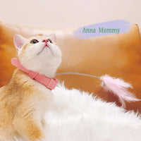 HKM-8319165 Cat Hat for Kittens - Soft, Funny Costume with Adjustable Neck Size 24-30cm, Available in Pink and Gray