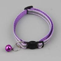 HKM-8320317 Reflective Cat Head Safety Buckle Collar in Monochrome Colors - Universal Fit for All Seasons