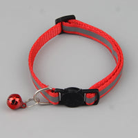 HKM-8320317 Reflective Cat Head Safety Buckle Collar in Monochrome Colors - Universal Fit for All Seasons