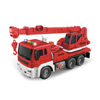 HKM-832147 1:16 Scale Friction Ladder Engine Rescue Vehicle with Water Spray and Sound Effects
