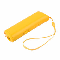 HKM-8321597 Ultrasonic Dog Repeller Trainer - 3 in 1 Anti-Barking Device with Flashlight Function