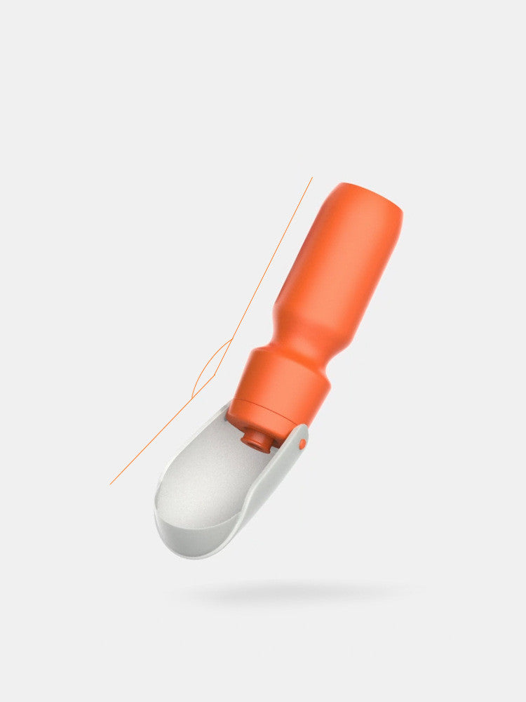HKM-8324157 Portable Pet Dog Travel Water Cup - Plastic - 228*80mm - Available in Orange and Purple