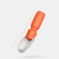 HKM-8324157 Portable Pet Dog Travel Water Cup - Plastic - 228*80mm - Available in Orange and Purple