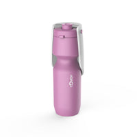 HKM-8324157 Portable Pet Dog Travel Water Cup - Plastic - 228*80mm - Available in Orange and Purple