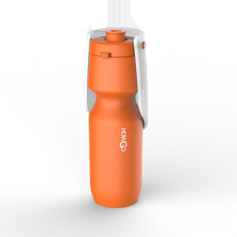 HKM-8324157 Portable Pet Dog Travel Water Cup - Plastic - 228*80mm - Available in Orange and Purple