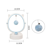 HKM-8324285 Cat Entertainment Swinging Ball Toy with Plush and Leaky Bell Features