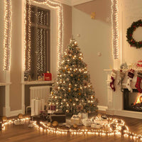 HKM-832467 Warm White LED String Lights - 400 LEDs, 7.4 m Length, USB Powered, Indoor/Outdoor Use